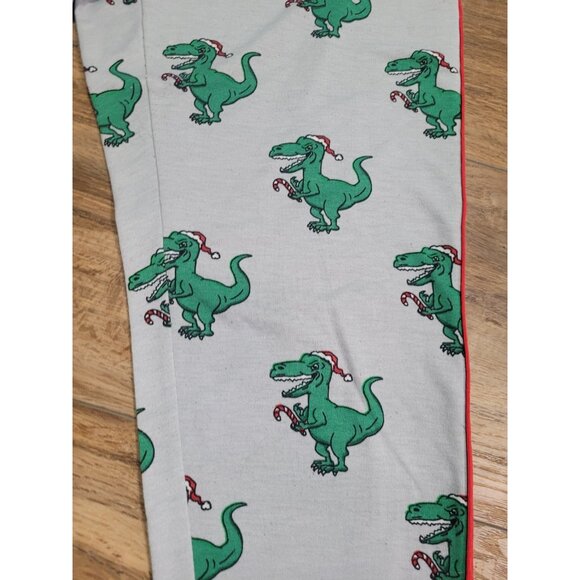 LULAROE Women's XS Gray Green T Rex Christmas Jogger Pants Lounge Comfy - Picture 6 of 10